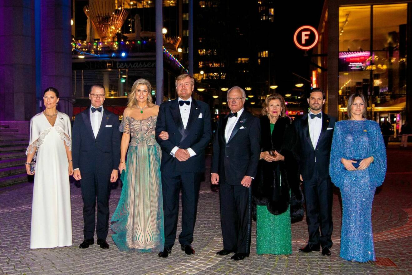 Kronprinsessparet, det nederländska kungaparet, kungaparet och prinsparet