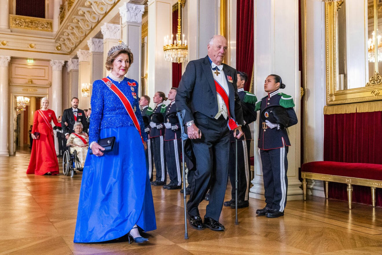 Drottning Sonja och kung Harald