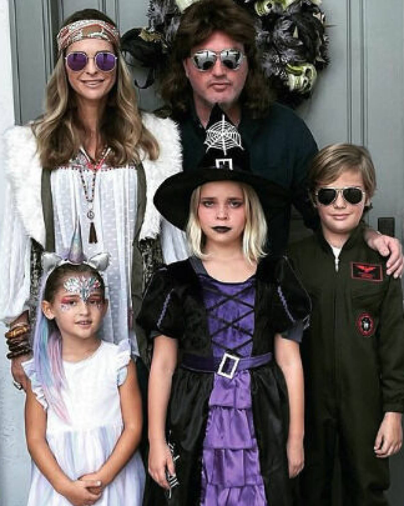 Prinsessan Madeleine Halloween 2022 med familjen
