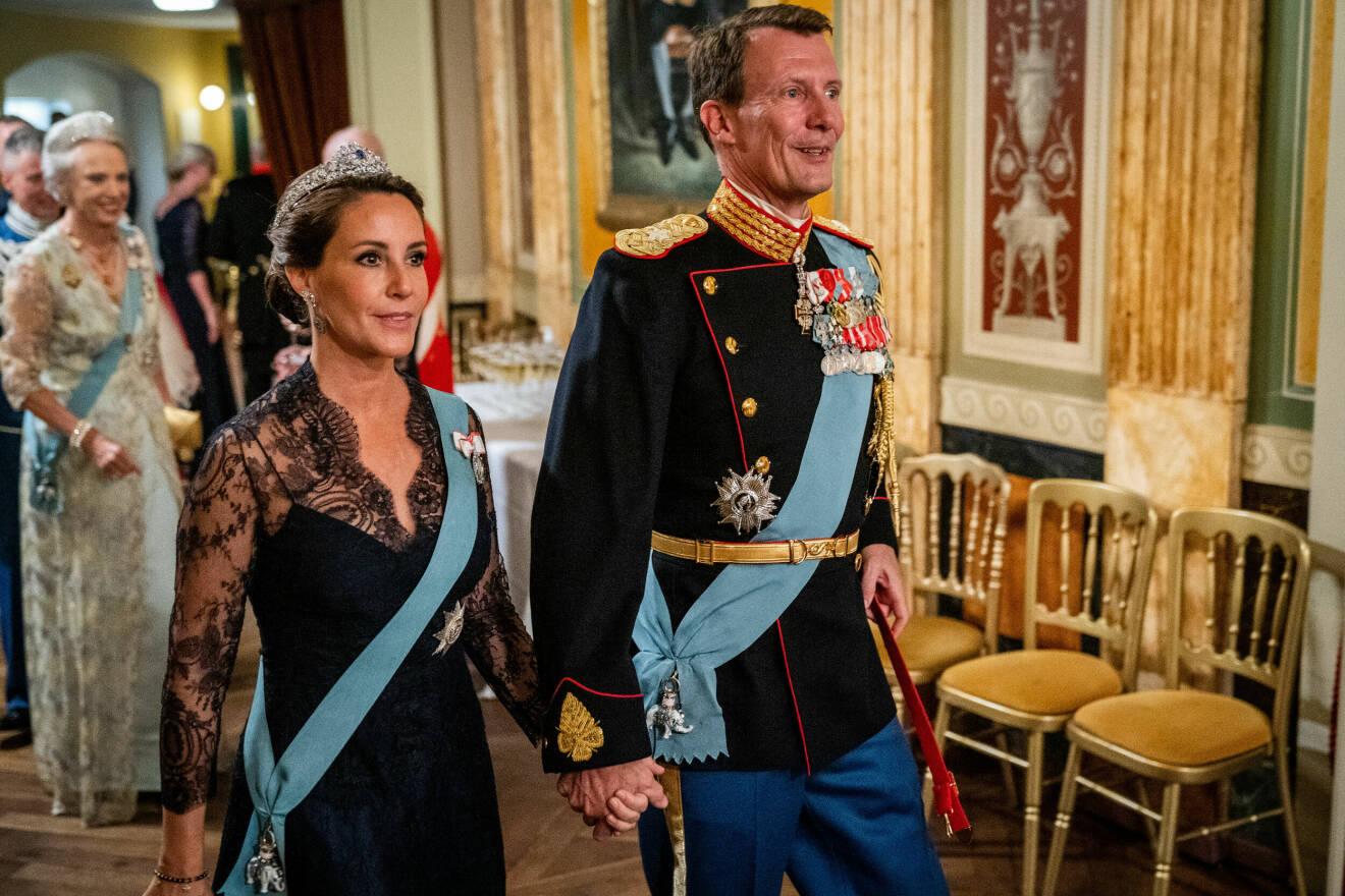 Prinsessan Marie och prins Joachim i gala