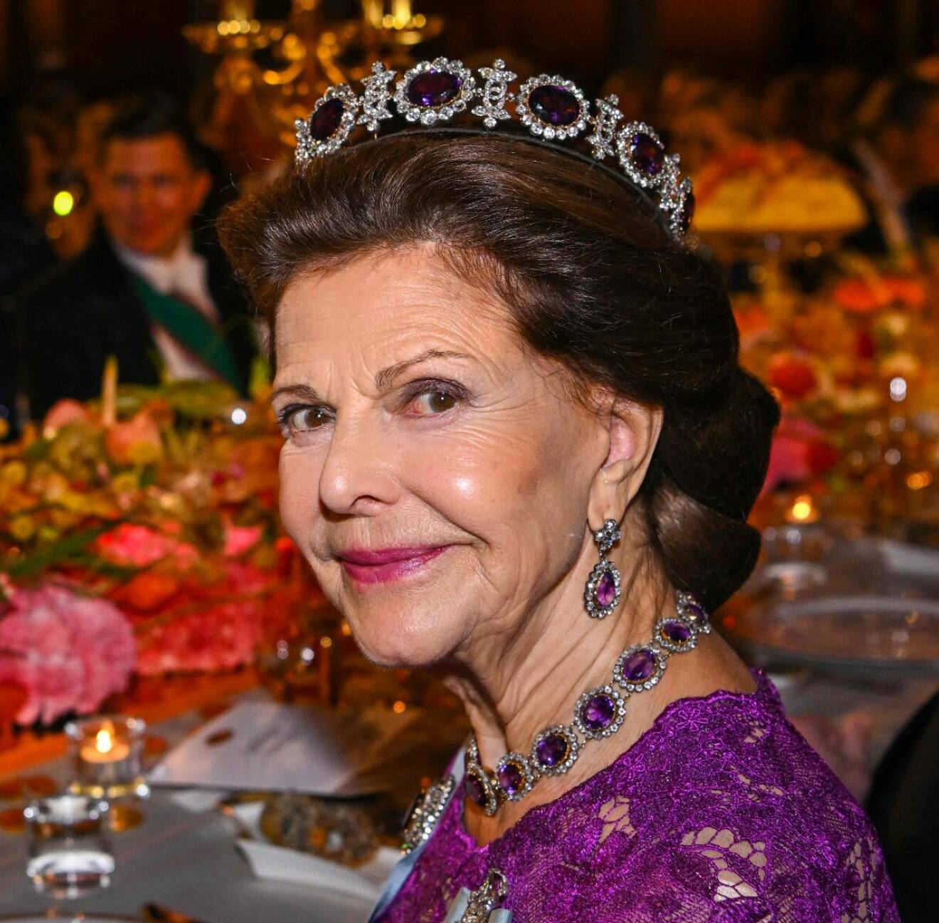 Drottning Silvia på Nobelfesten 2022