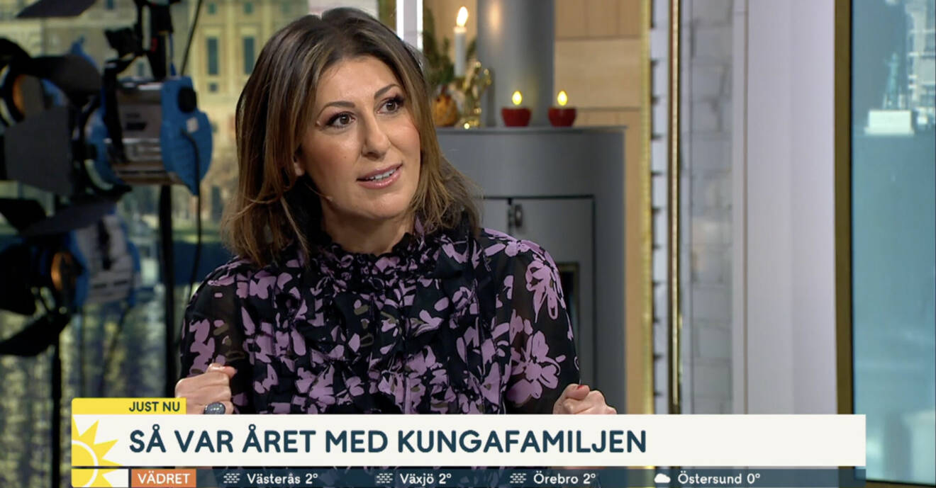 Rania Shemoun Olsson berättar om Året med kungafamiljen 2022 i Nyhetsmorgon