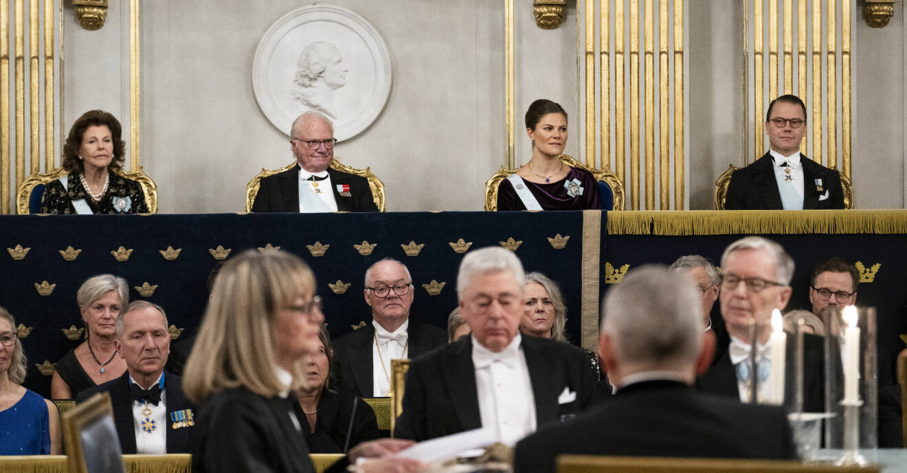 Drottning Silvia, kung Carl Gustaf, kronprinsessan Victoria och prins Daniel