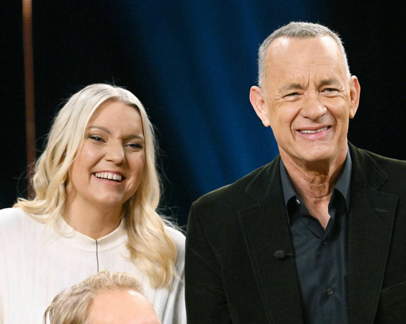 Carina Bergfeldt, Tom Hanks Inspelning av SVT:s talkshow Carina Bergfeldt. Stockholm 2022