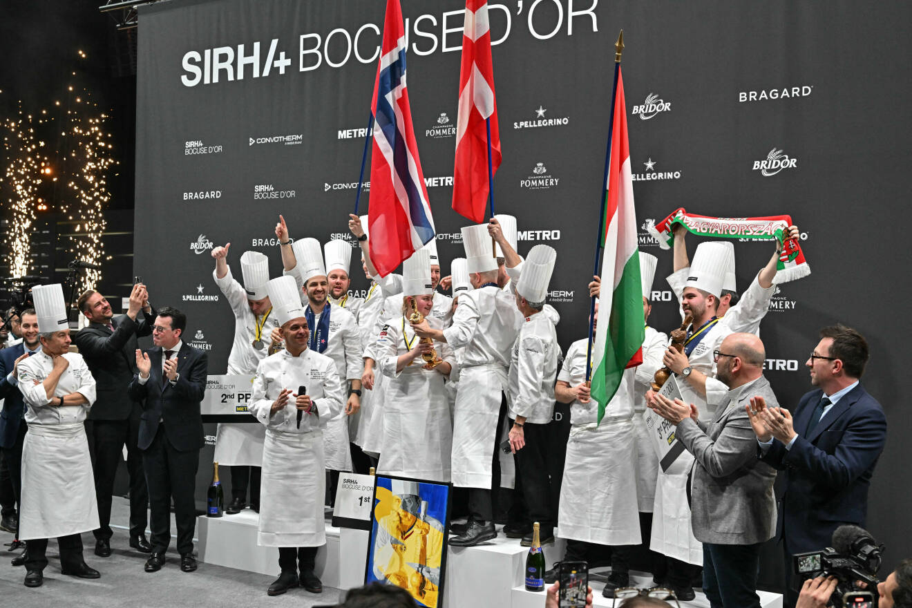 Danmark vinnare av kock-VM Bocuse d’Or där Sverige kom fyra