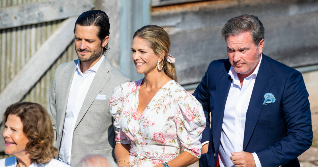 Prins Carl Philip, prinsessan Madeleine och Chris O'Neill