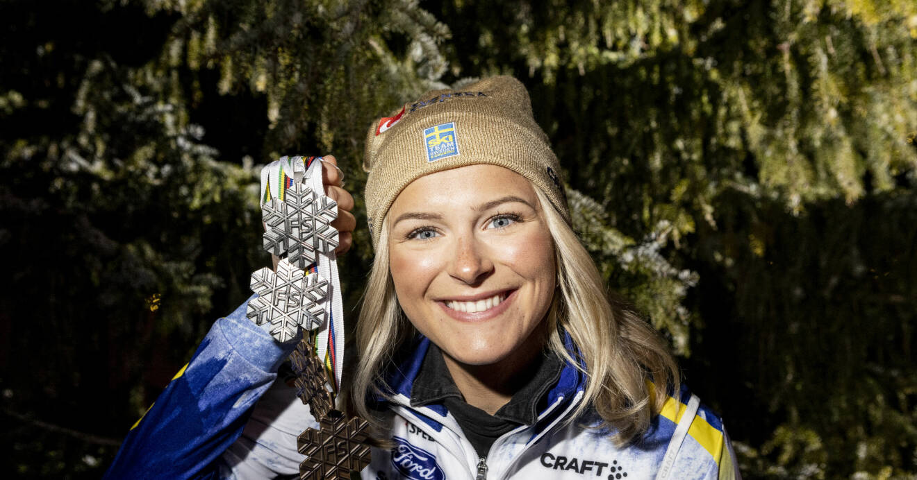 Frida Karlsson tog två silver och två brons i VM i Planica