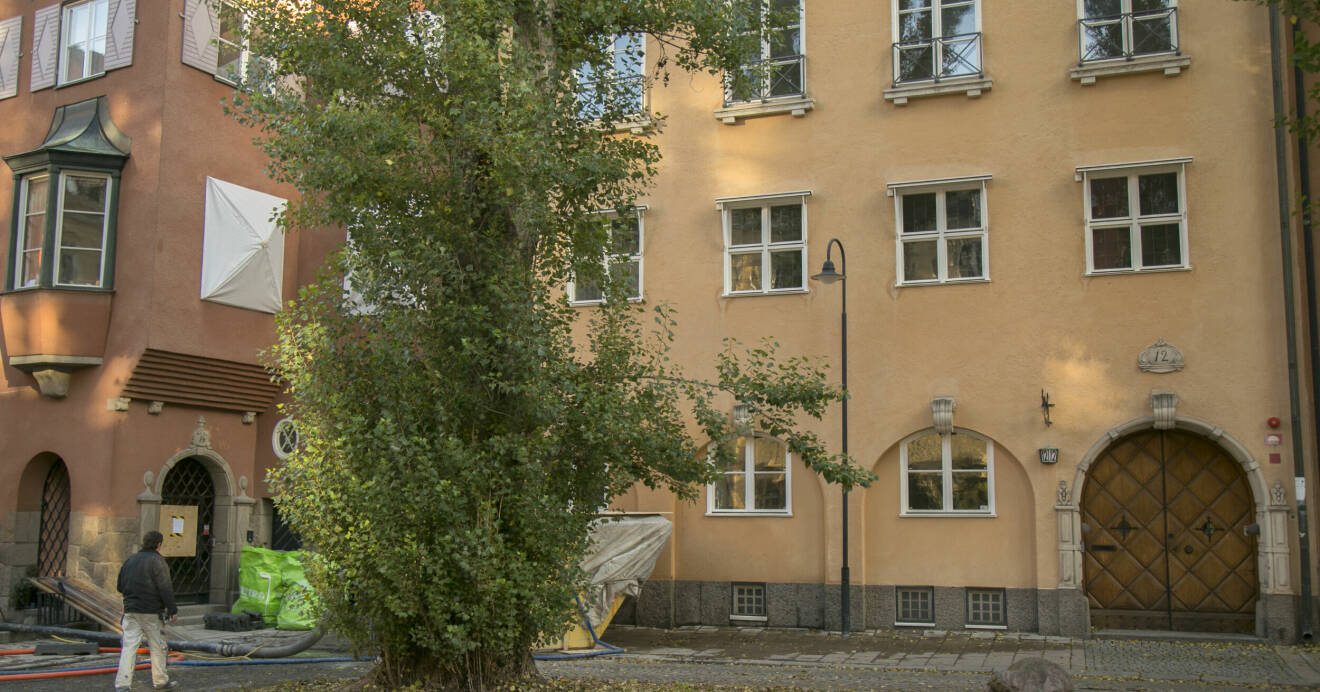 Katarina Martinsons town house på Tysta gatan i Stockholm
