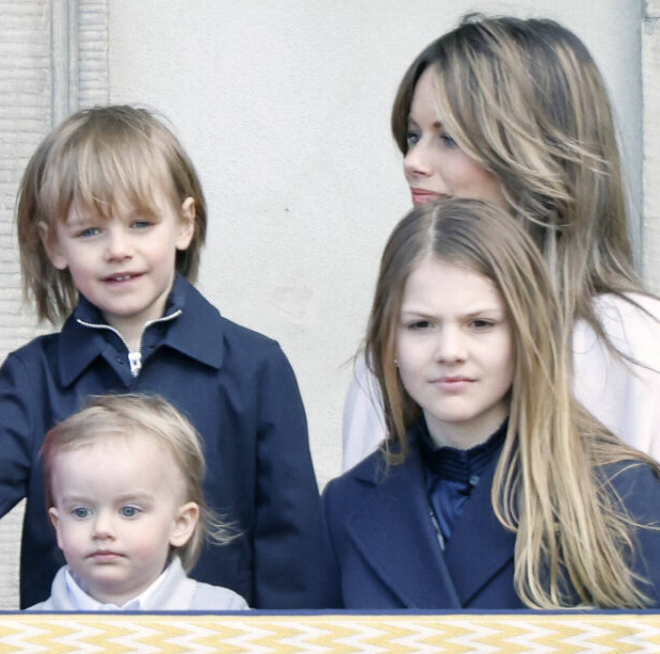 Kungens födelsedag 2023: Prinsessan Estelle med sina kusiner prins Julian och prins Gabriel