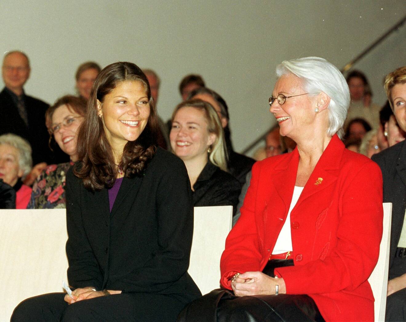Kronprinsessan Victoria och Elisabeth Tarras-Wahlberg Millesgården, 2000