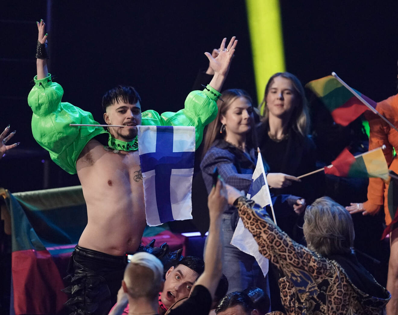 Finlands bidrag i Eurovision, Käärijä, i greenroom