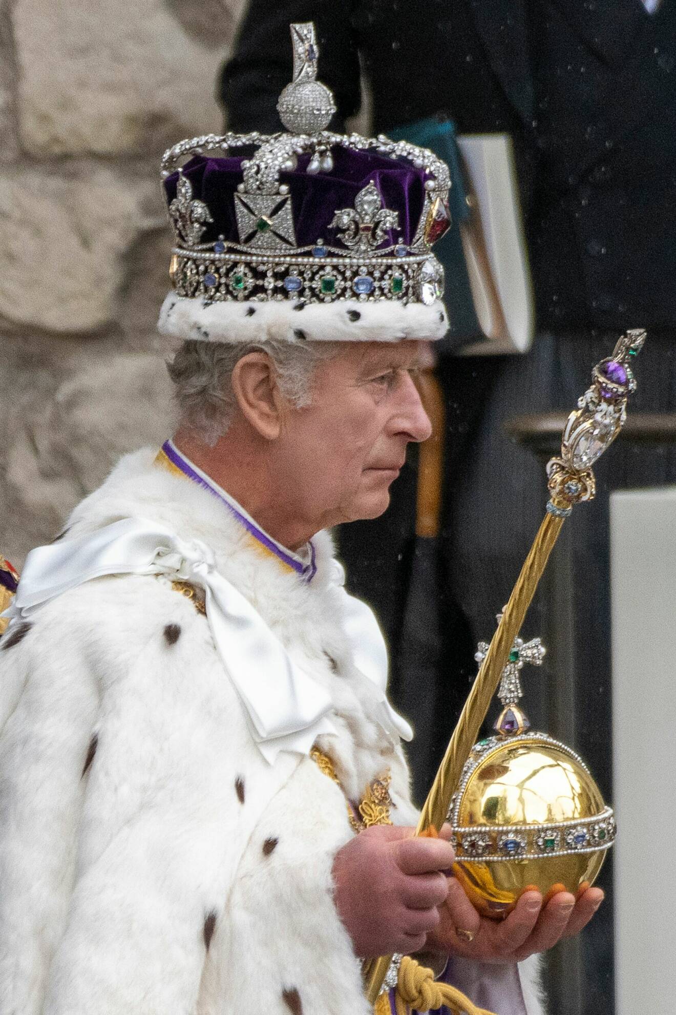 Kung Charles inför sin kröning