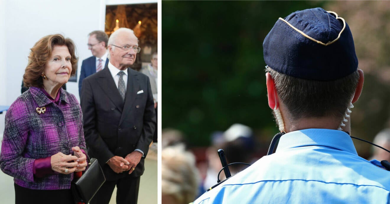 Så ökar polisen tryggheten under det kungliga besöket i Växjö.