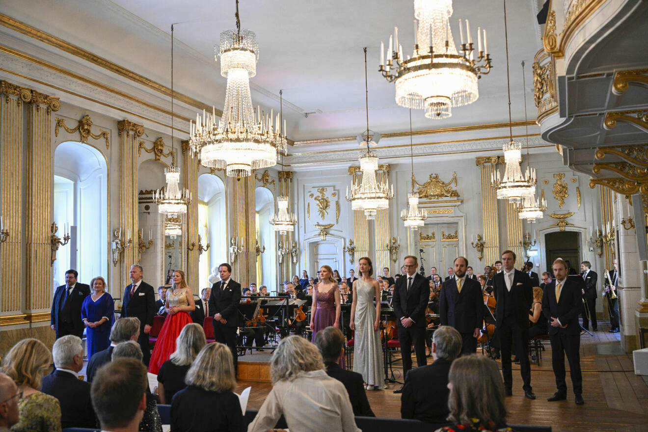 Ensemblen i Operan Gustaf Wasa i Börshuset i Gamla stan i Stockholm