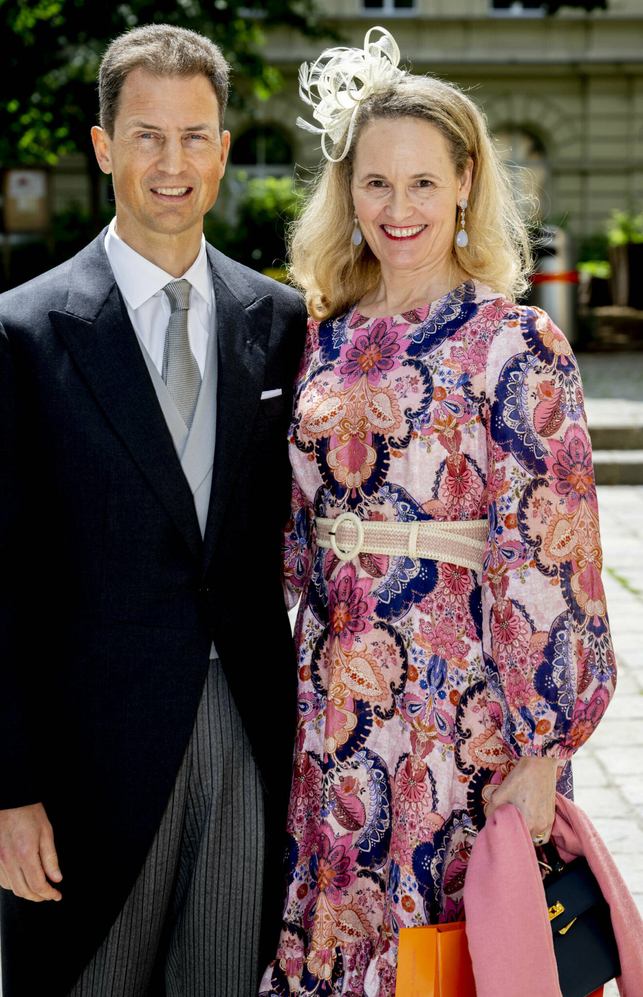 Prins Alois och prinsessan Sophie på prins Johann-Wenzel av Liechtenstein och prinsessan Felicitas bröllop