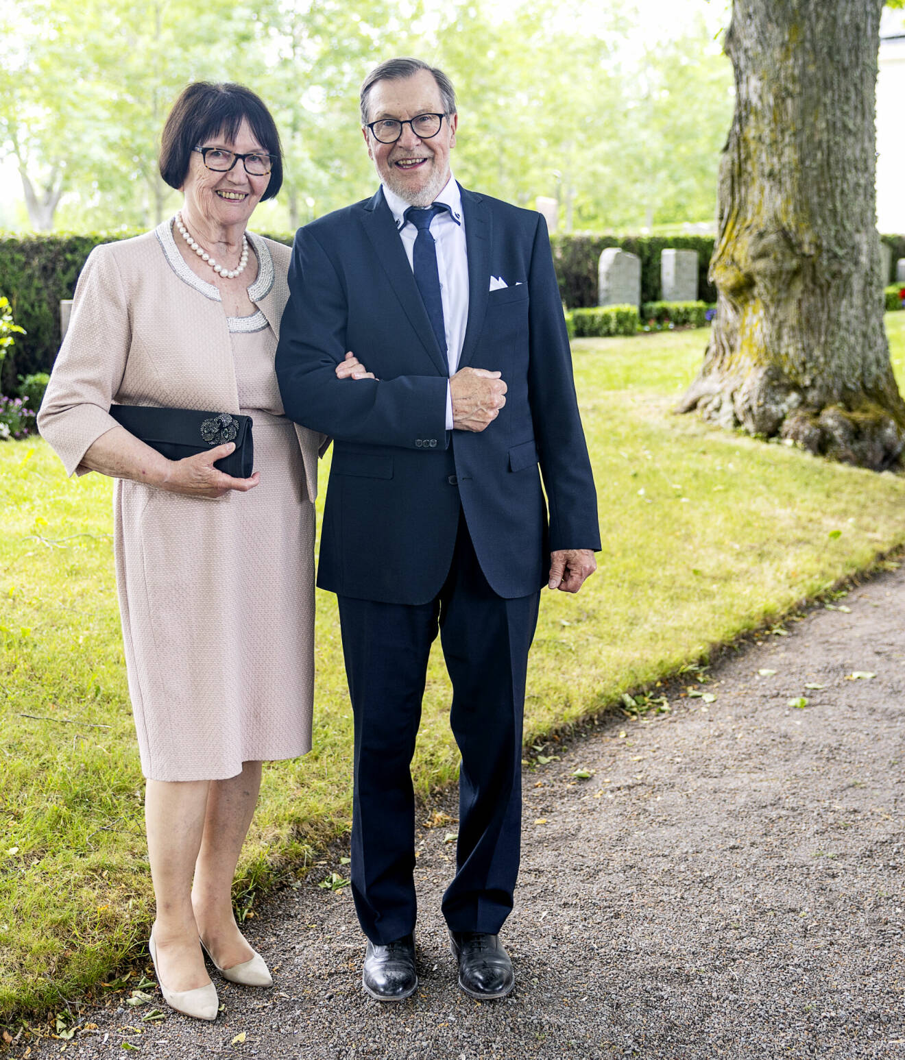 Kronprinsessan Victorias svärföräldrar Ewa och Olle Westling på Svensk Dams exklusiva bild