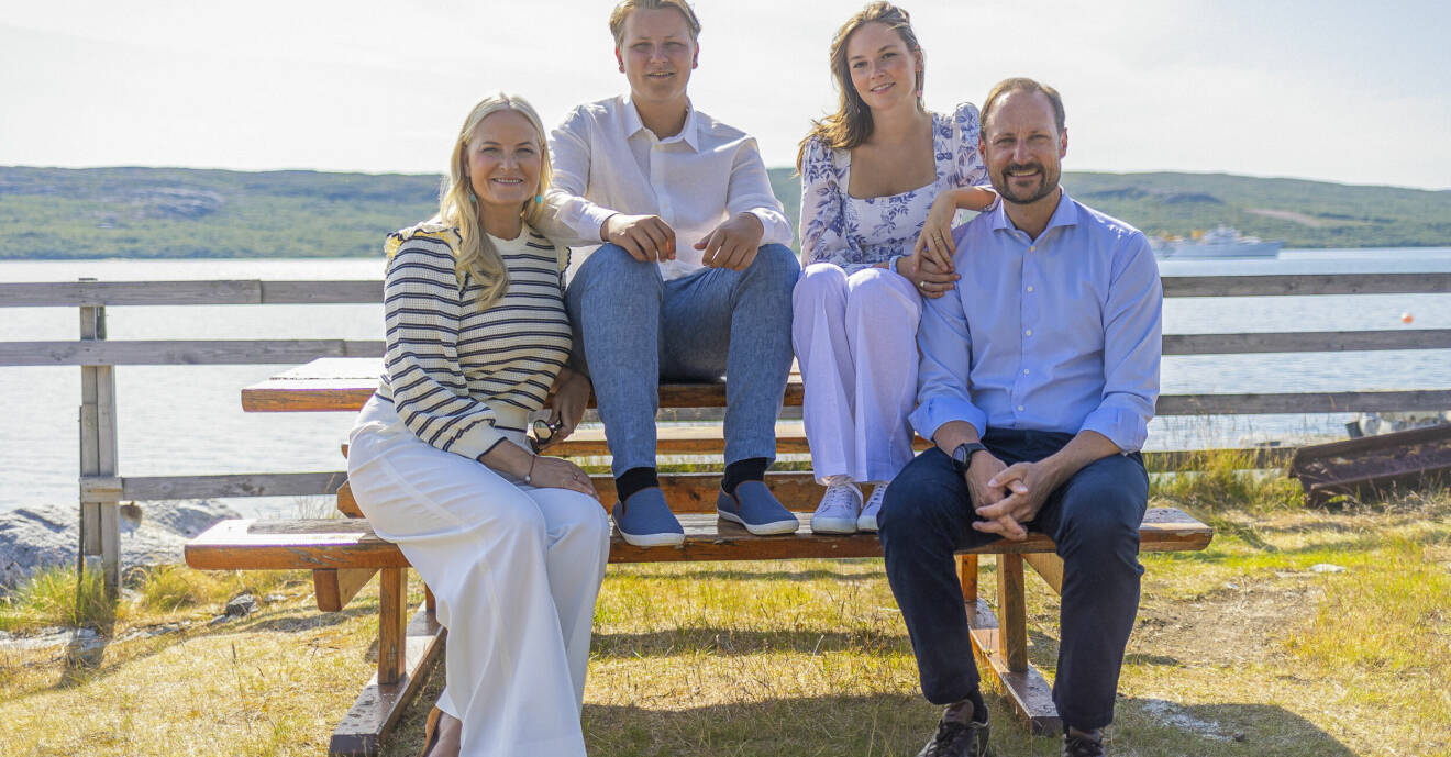 kronprins Haakon och familj