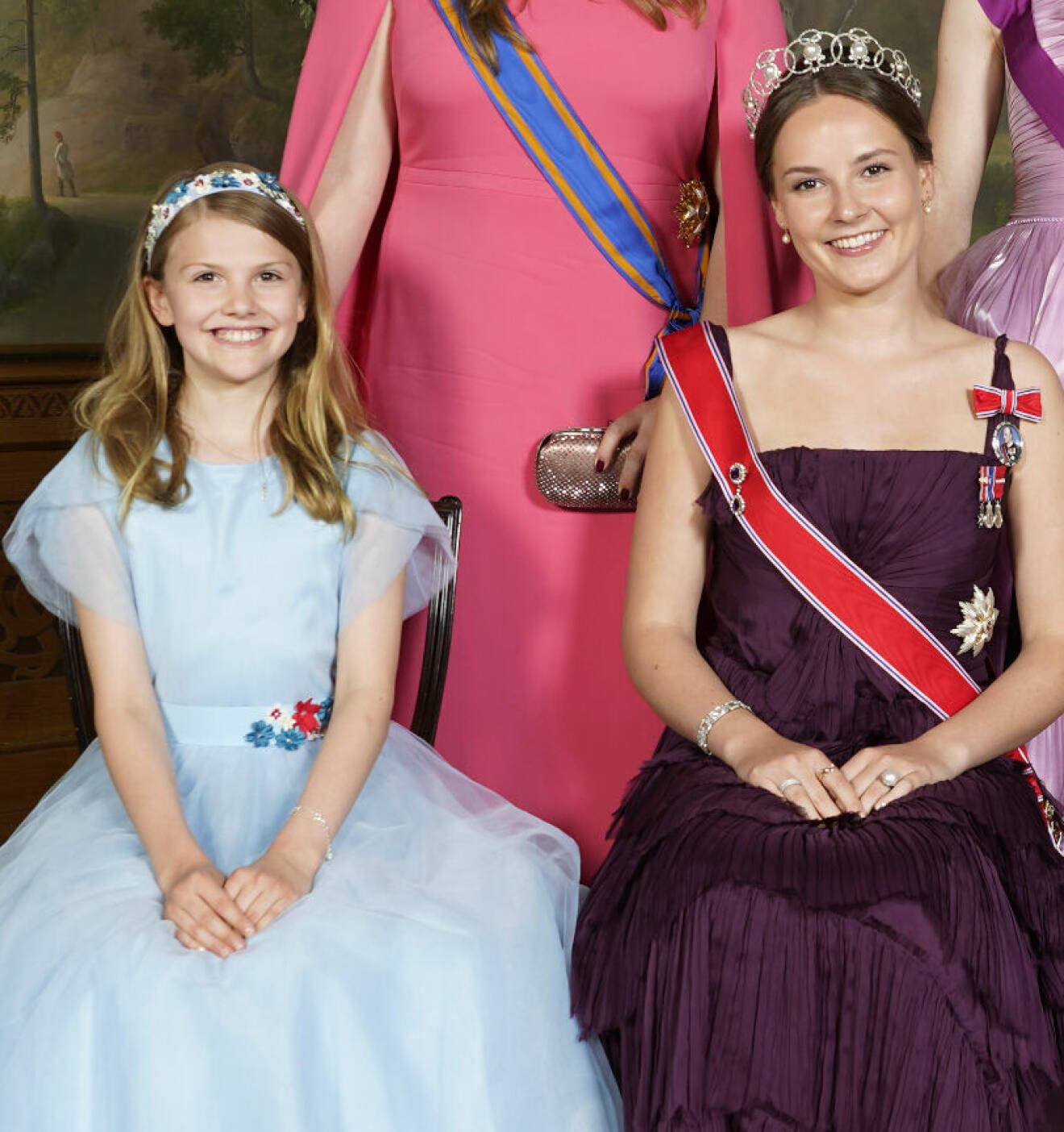 Prinsessan Estelle på fest hos prinsessan Ingrid Alexandra i Oslo