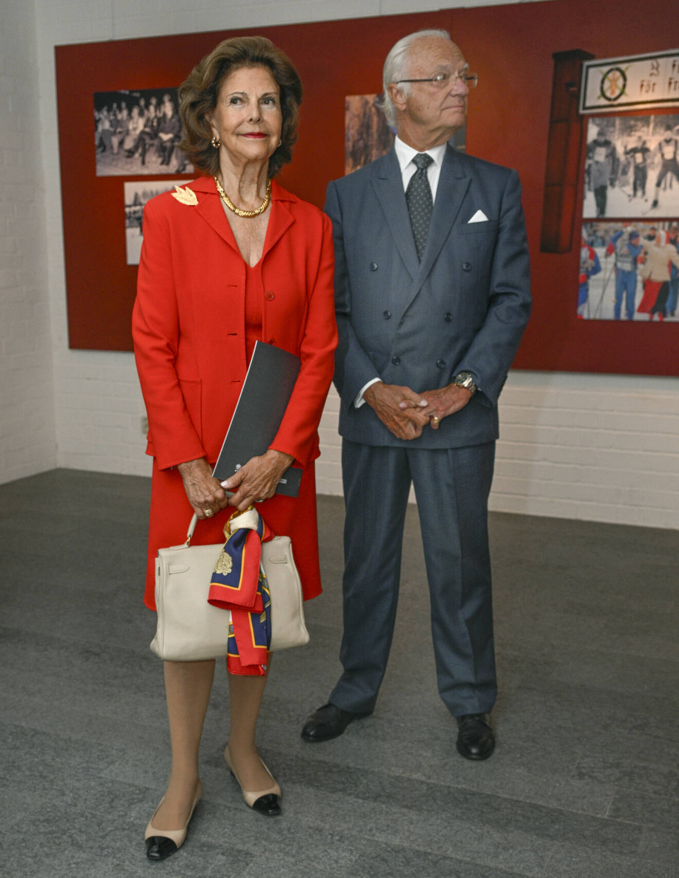 Kungen och drottning Silvia på Dalarnas Museum – länsbesök i Falun 2023