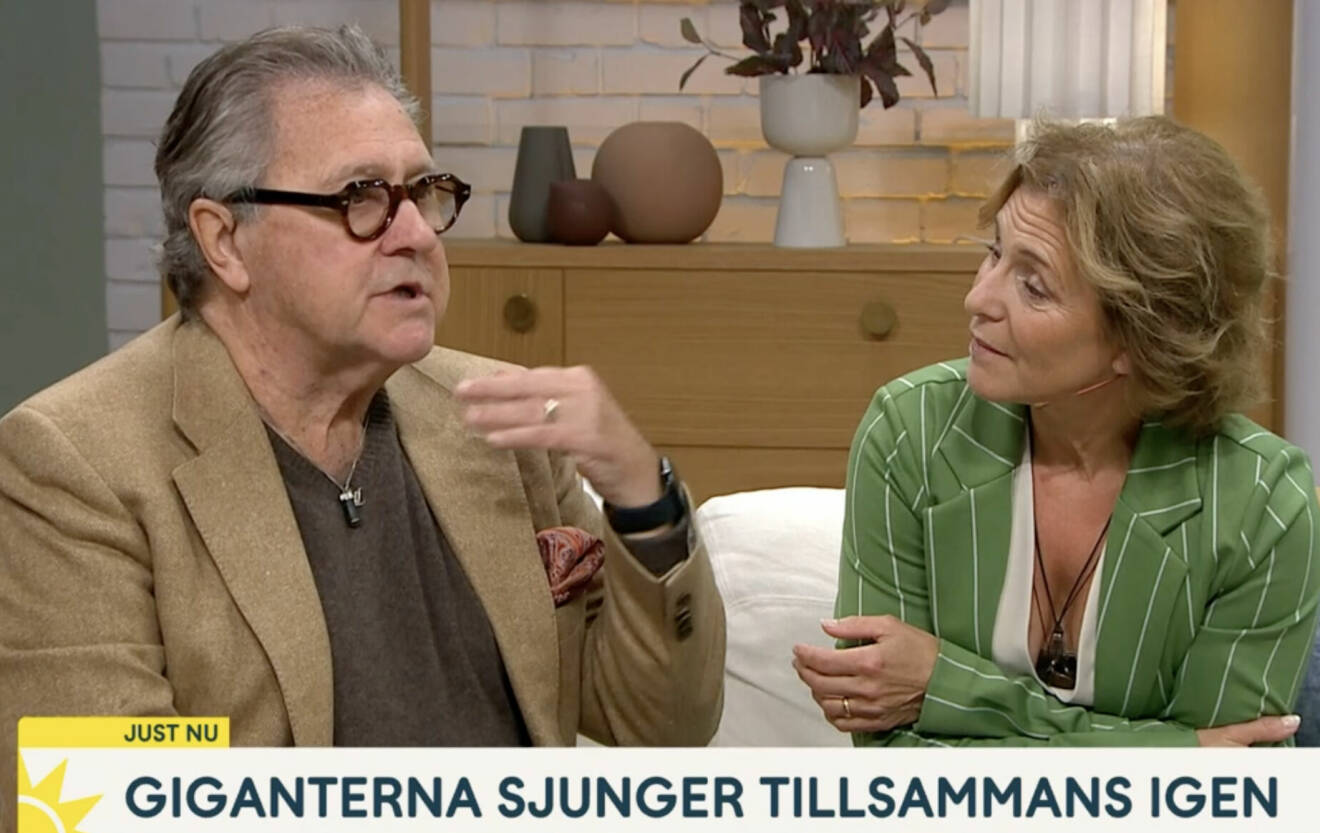 Tommy Körberg och Helene Sjöholm gästar Nyhetsmorgon