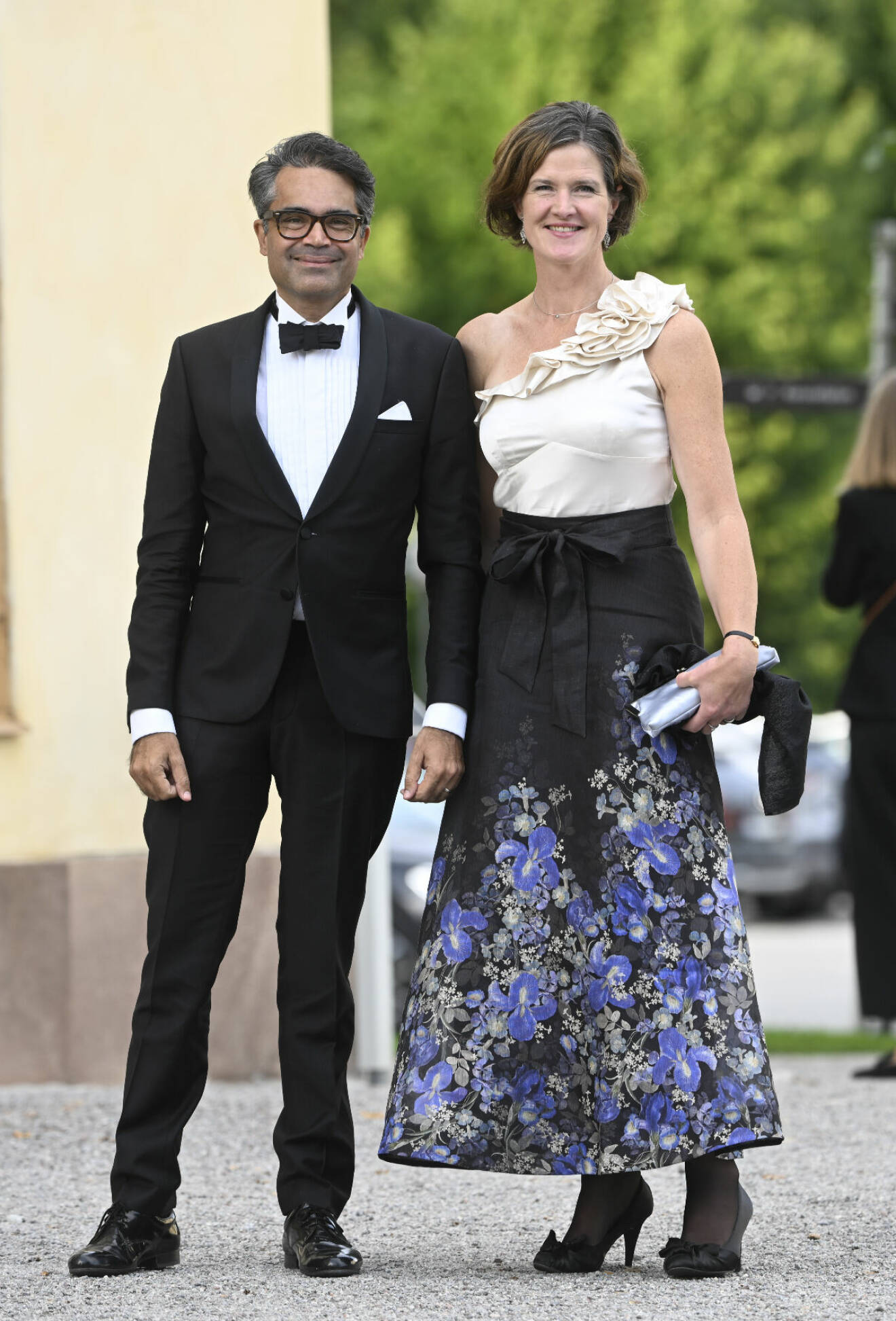 Anna och David Kinberg Batra på kungens jubileumskonsert på Drottningholms slottsteater