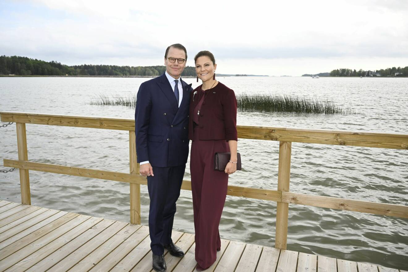 Prins Daniel och kronprinsessan Victoria i Finland