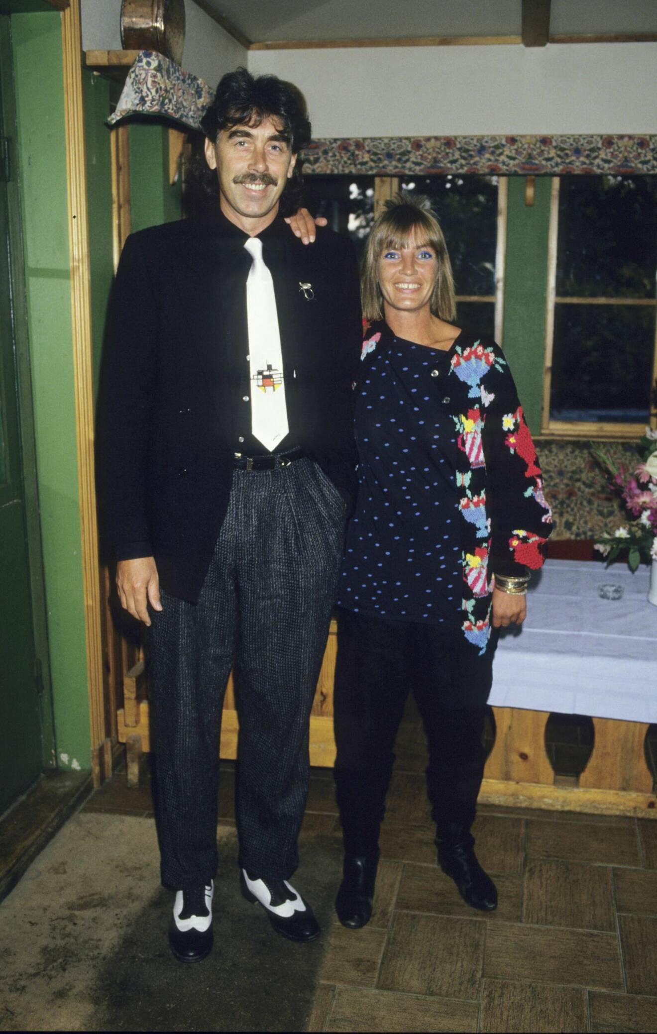 LASSE ÅBERG med fru Inger 1988