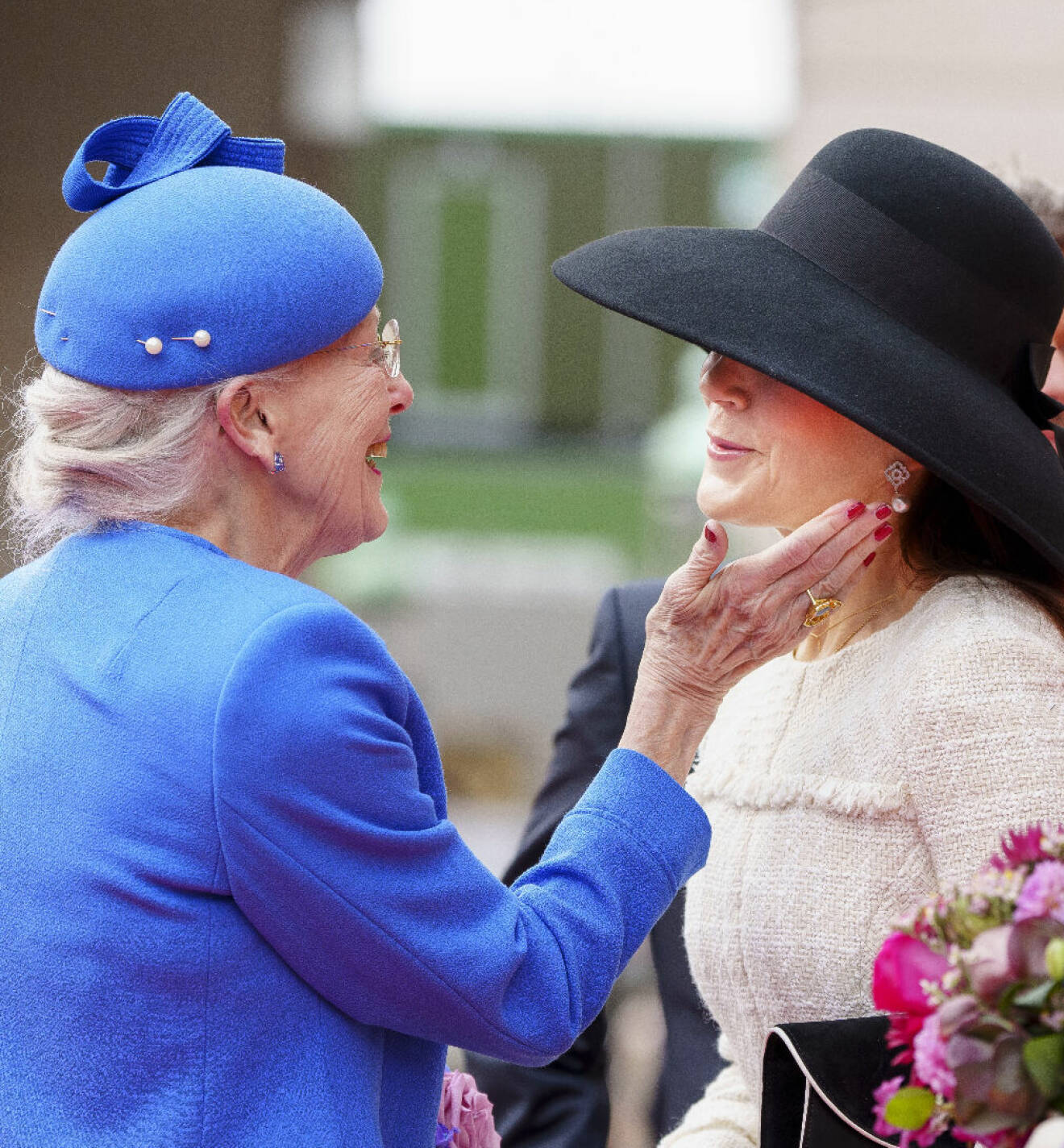 Drottning Margrethe och kronprinsessan Mary vid Folketingets öppnande 2023