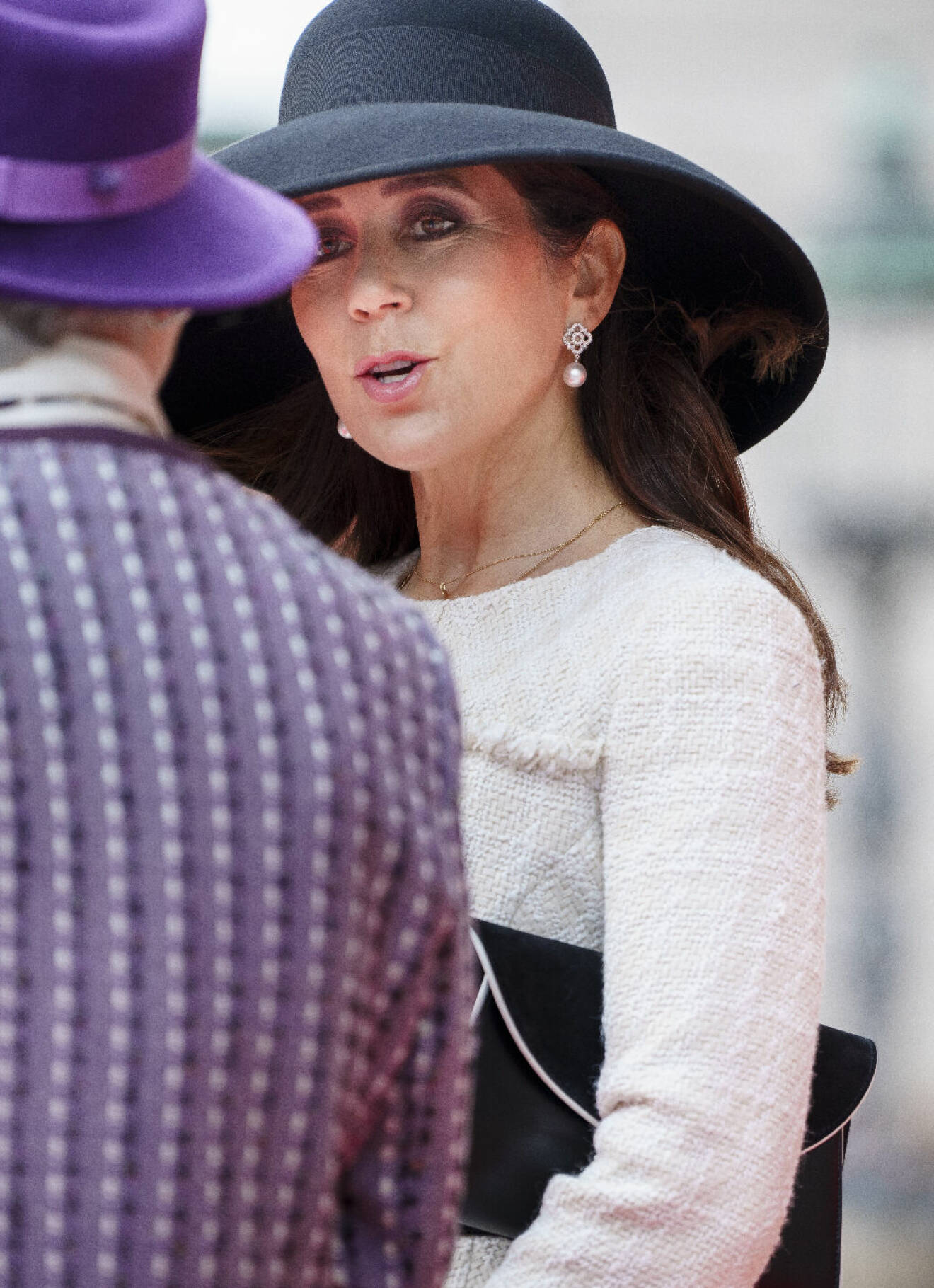 Kronprinsessan Marys hatt vid Folketingets öppnande 2023