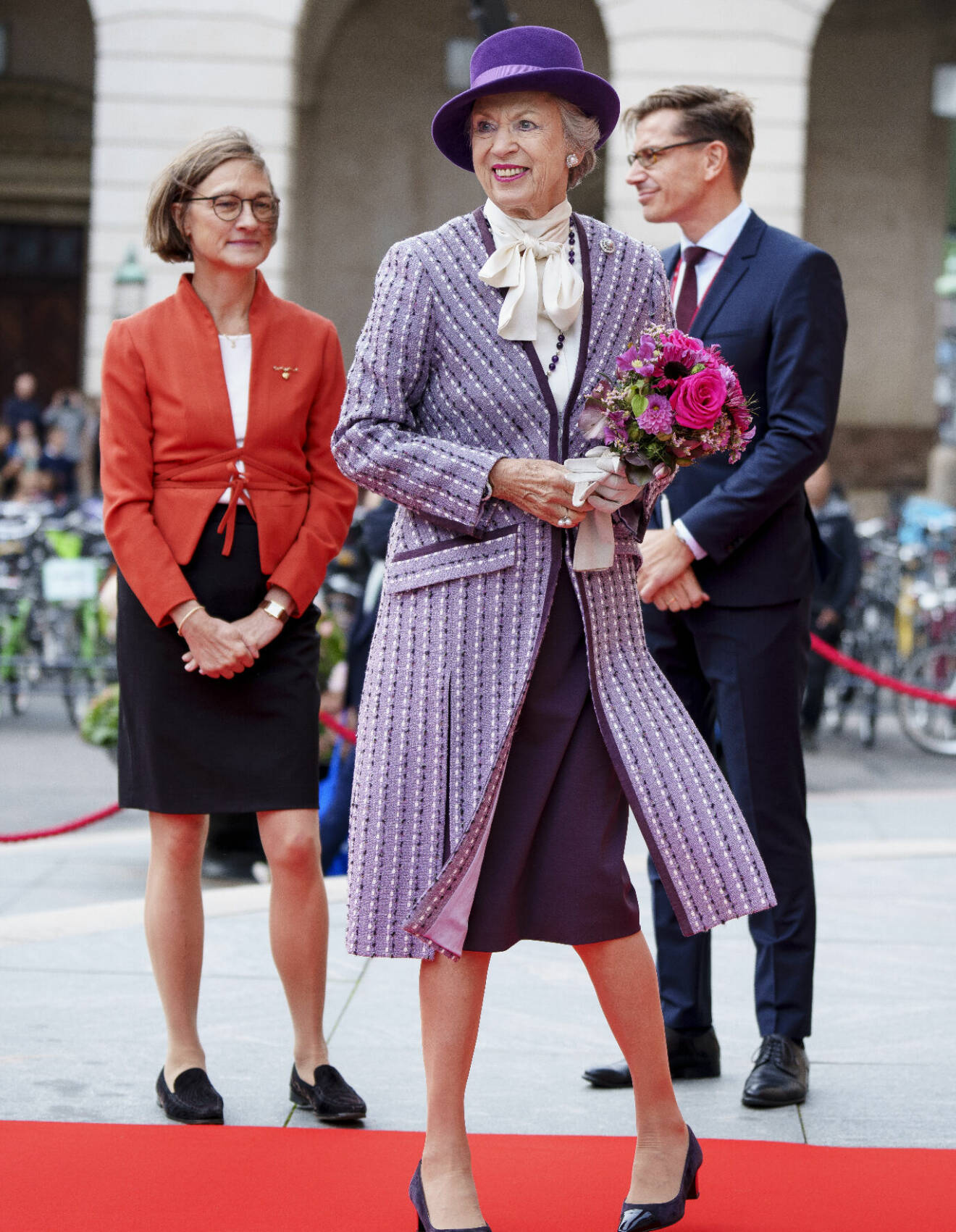 Drottning Margrethes syster prinsessan Benedikte på Folketingets öppnande 2023