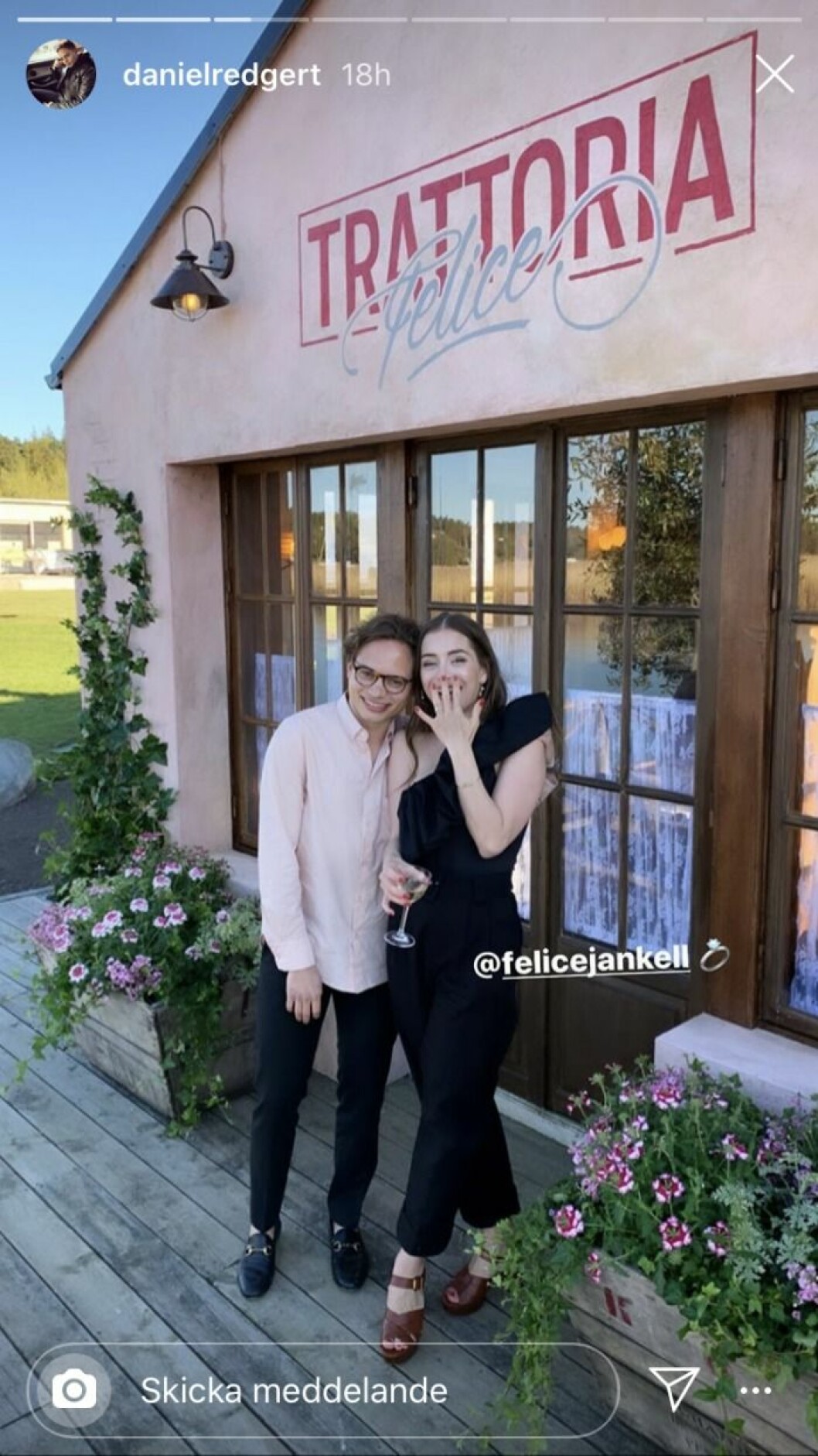 Félice förlovad