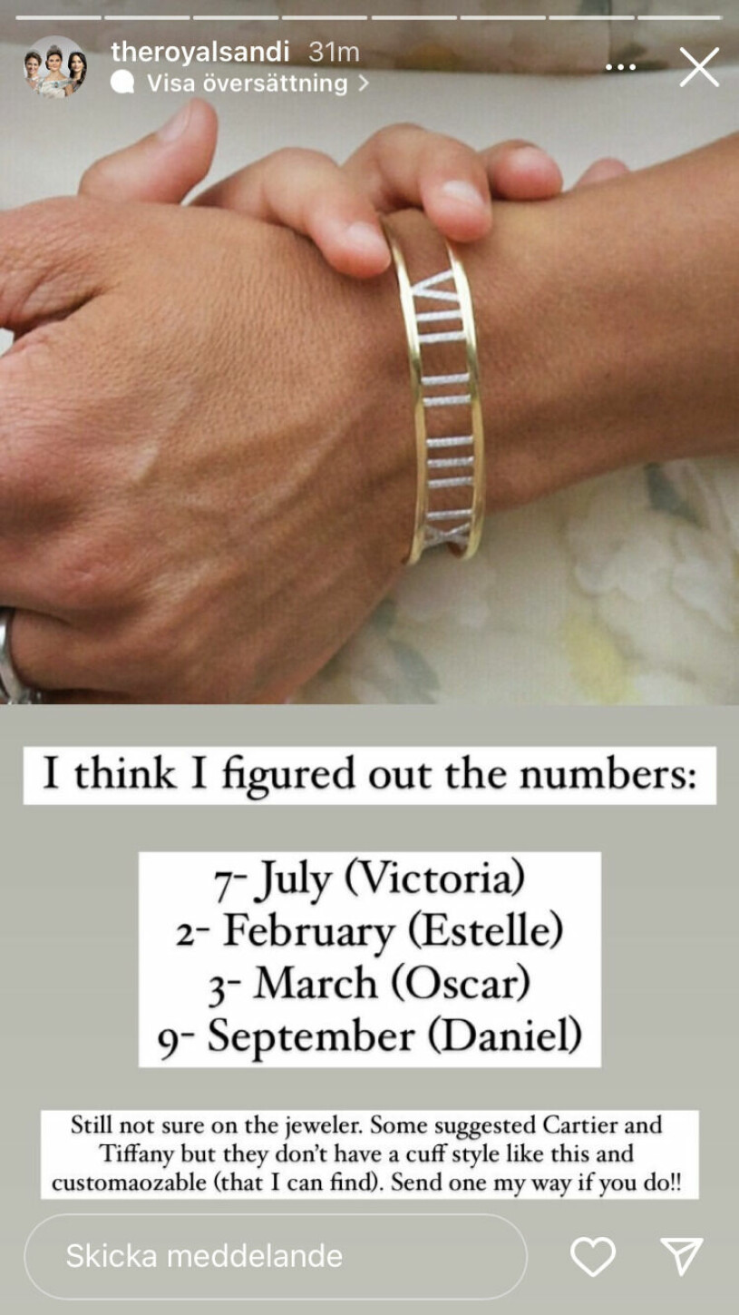 Detta kan potentiellt vara den hemliga betydelsen bakom armbandet!