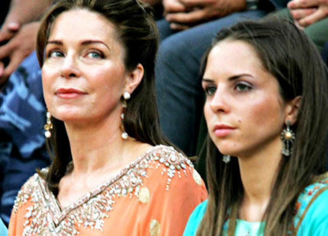 Drottning Noors dotter, prinsessan Iman bint al Hussein
