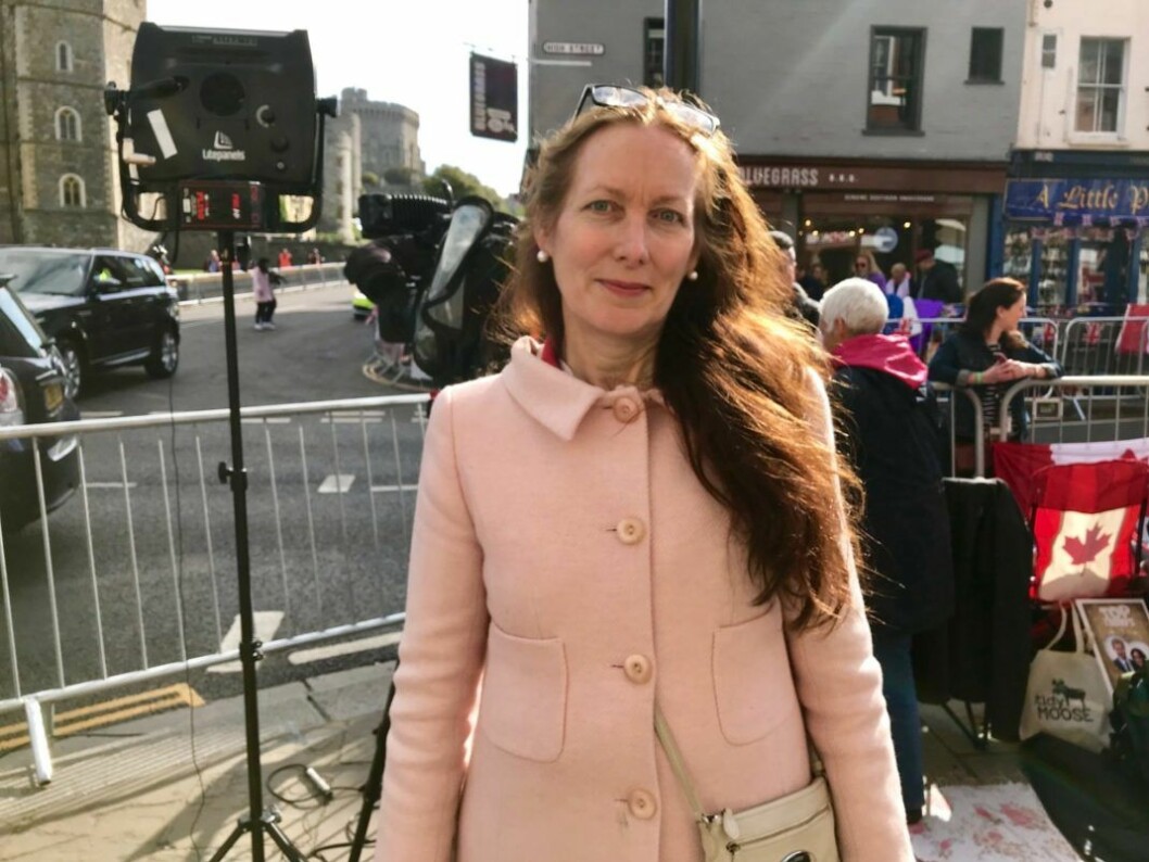 Helena Wiklund, Svensk damtidnings reporter på plats i Windsor Helena Wiklund, Svensk damtidnings reporter på plats i Windsor inför bröllopet mellan prins Harry och Meghan Markle