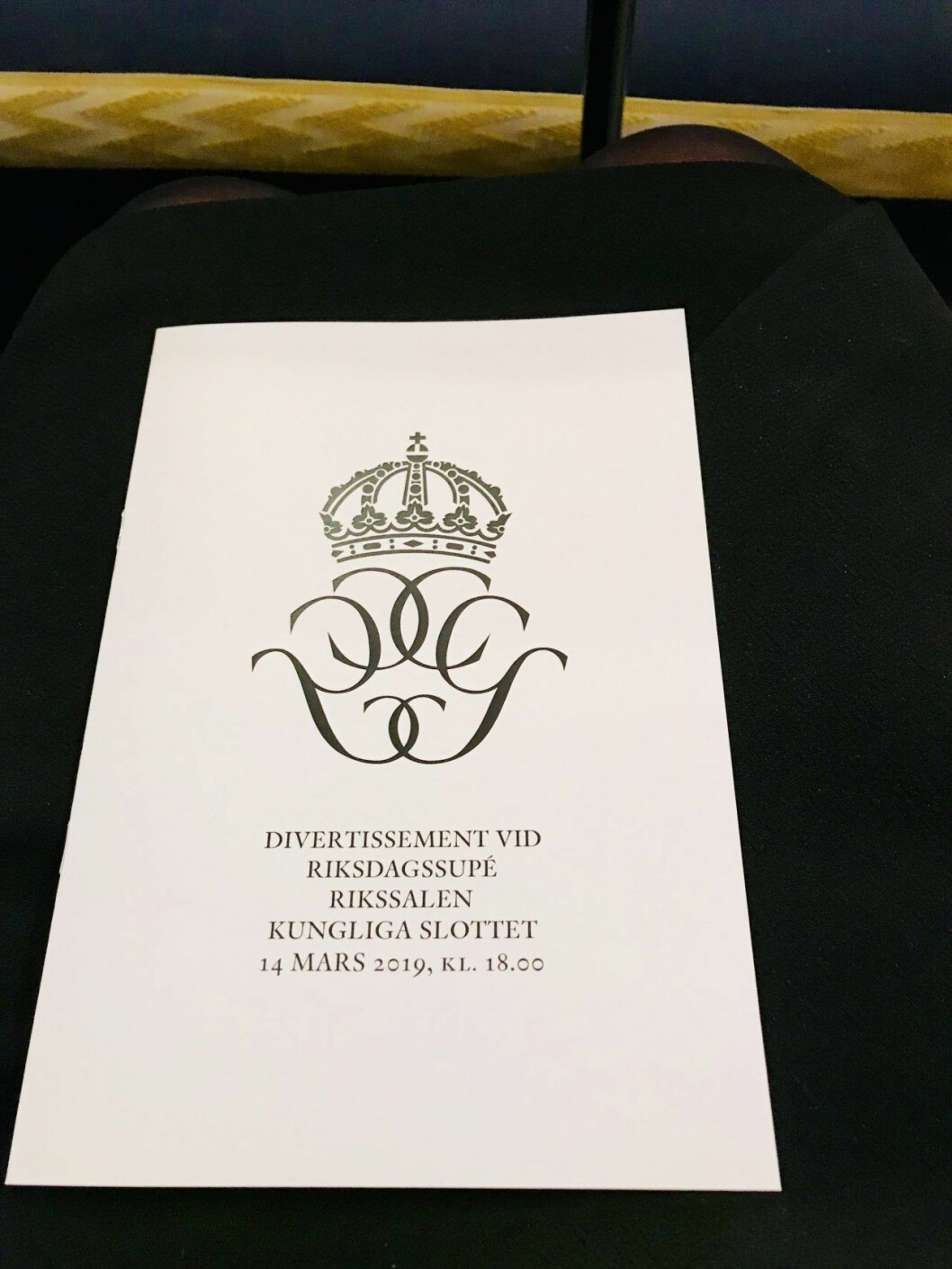 Programmet under Riksdagssupén! Programmet under Riksdagssupén 2019!