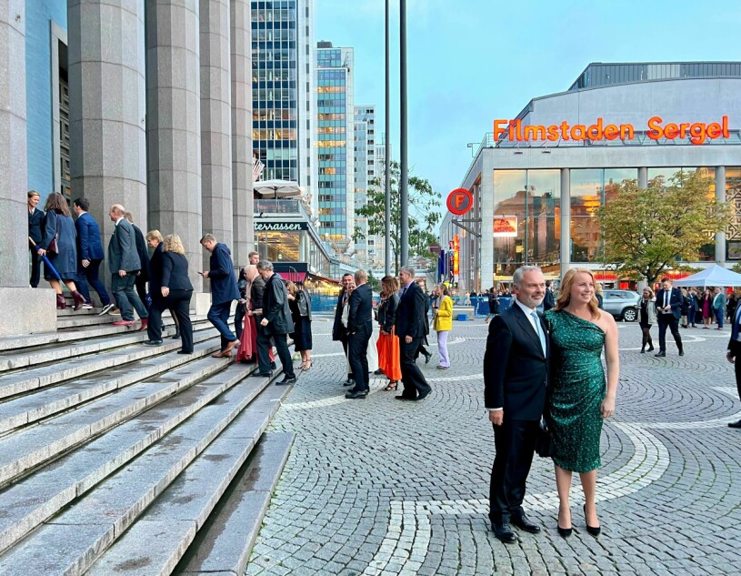 Förre fp-ledaren Jan Björklund med Centerns avgående Annie Lööf. Förre fp-ledaren Jan Björklund med Centerns avgående Annie Lööf.
