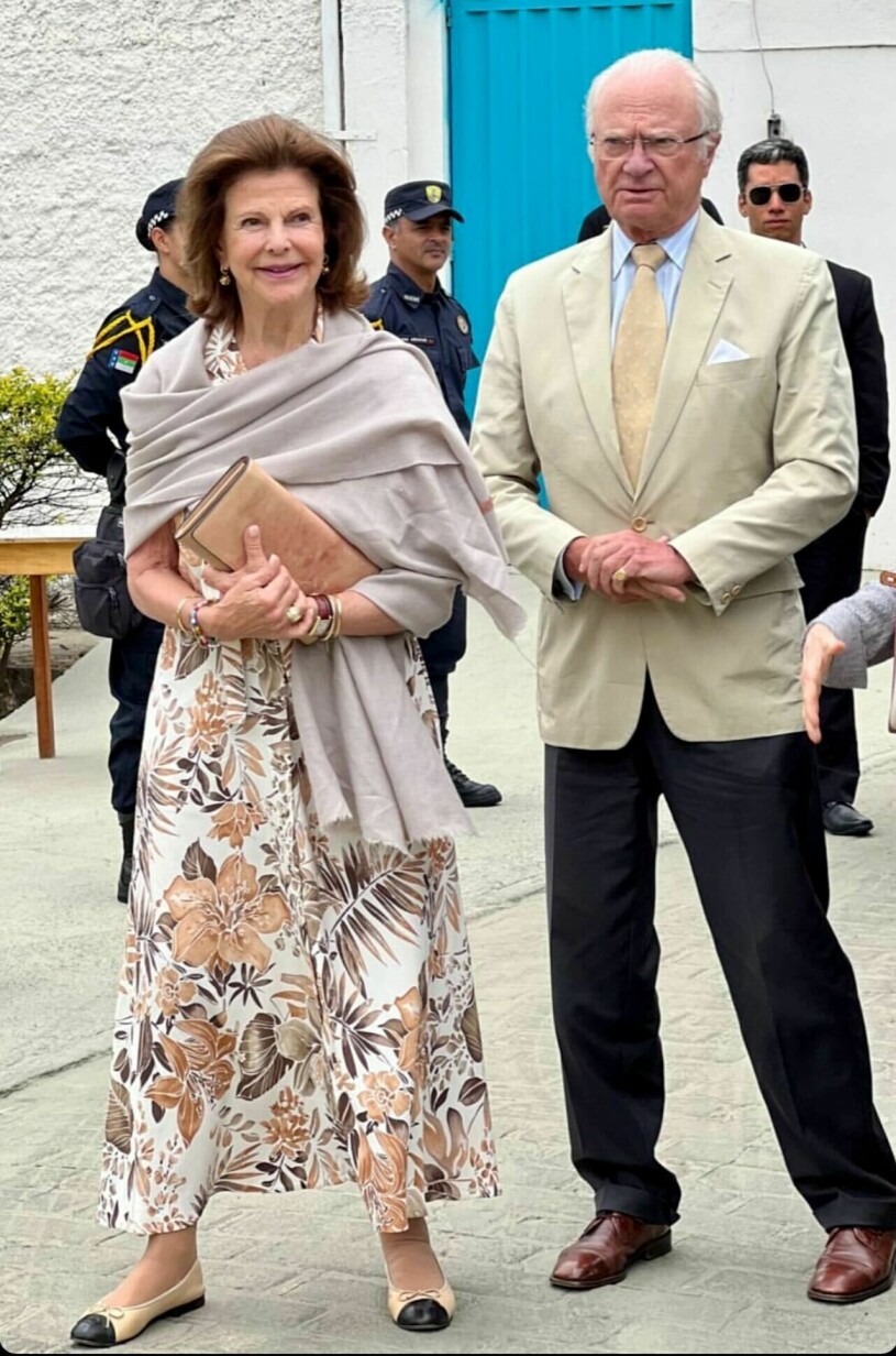 Kungen och drottning Silvia i Brasilien