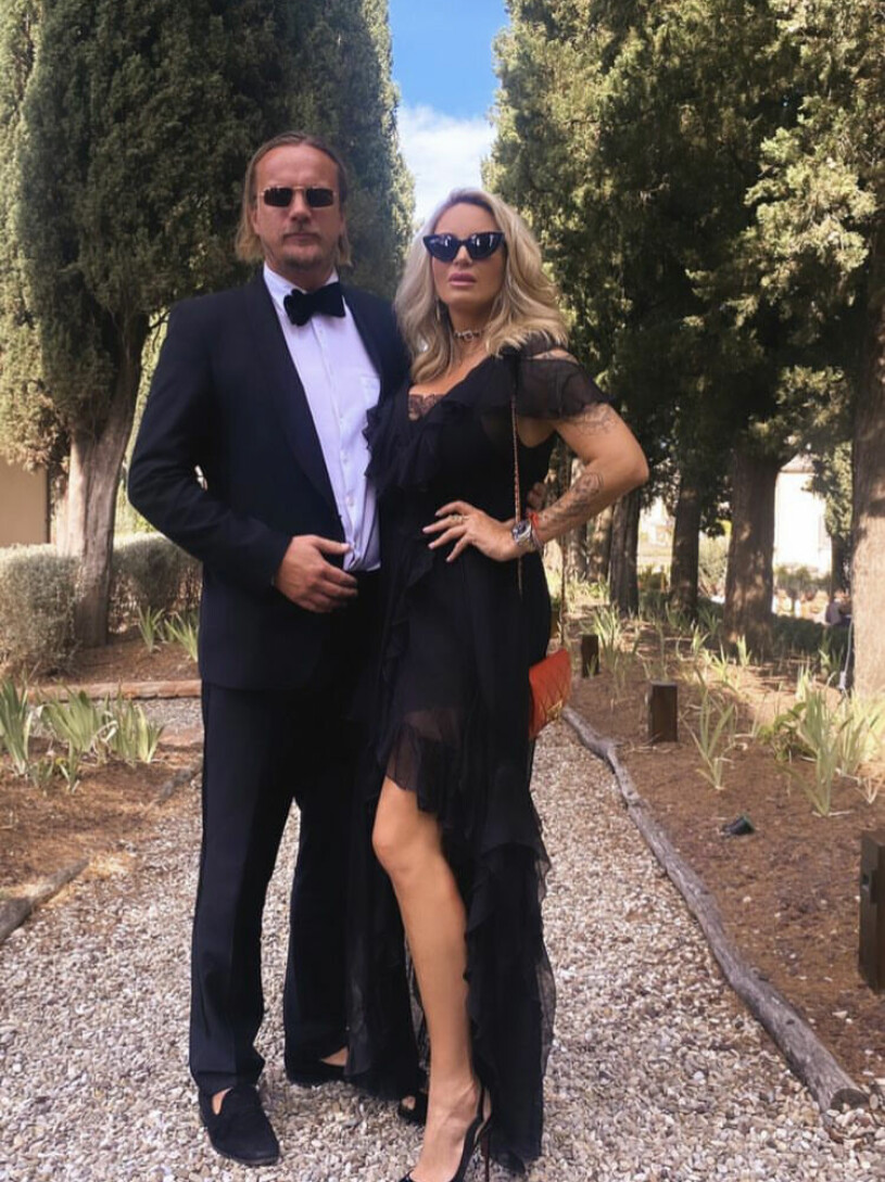 Carolina Gynning och Viktor Philipson. Skärmdump: Instagram / carolinagynning