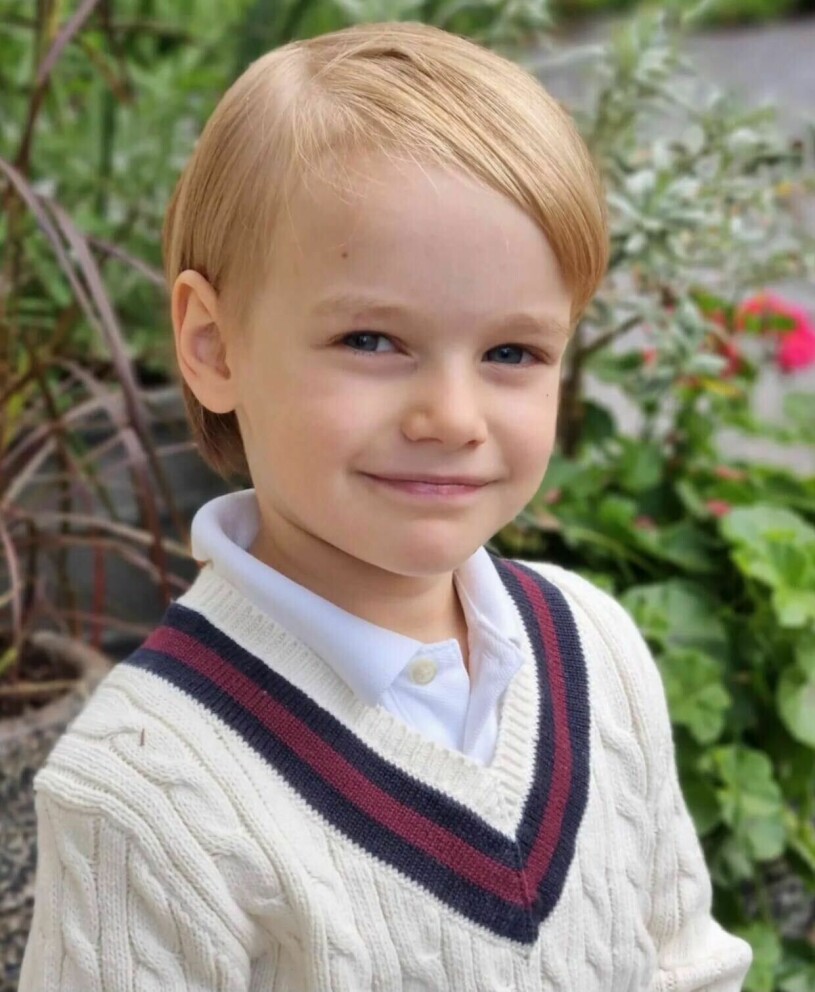 Prins Gabriel, 5 år. Prins Gabriel 5 år