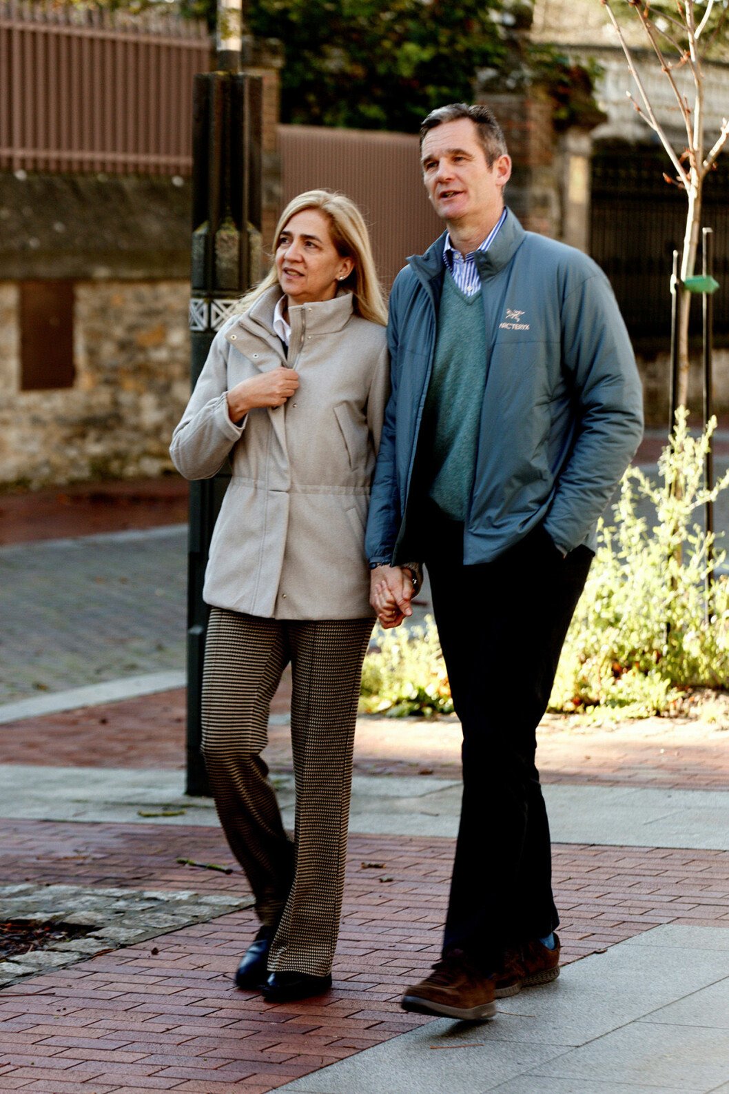 Iñaki och Cristina fångades på bild under deras promenad på juldagen. Iñaki och Cristina