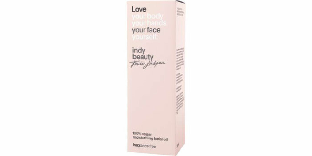 Ansiktsolja fri från parfym från Indy Beauty
