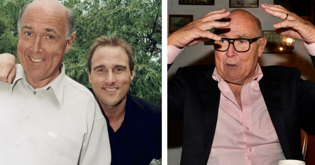 Ingvar Oldsberg var en varm pappa! Ingvar Oldsberg och Staffan Oldsberg