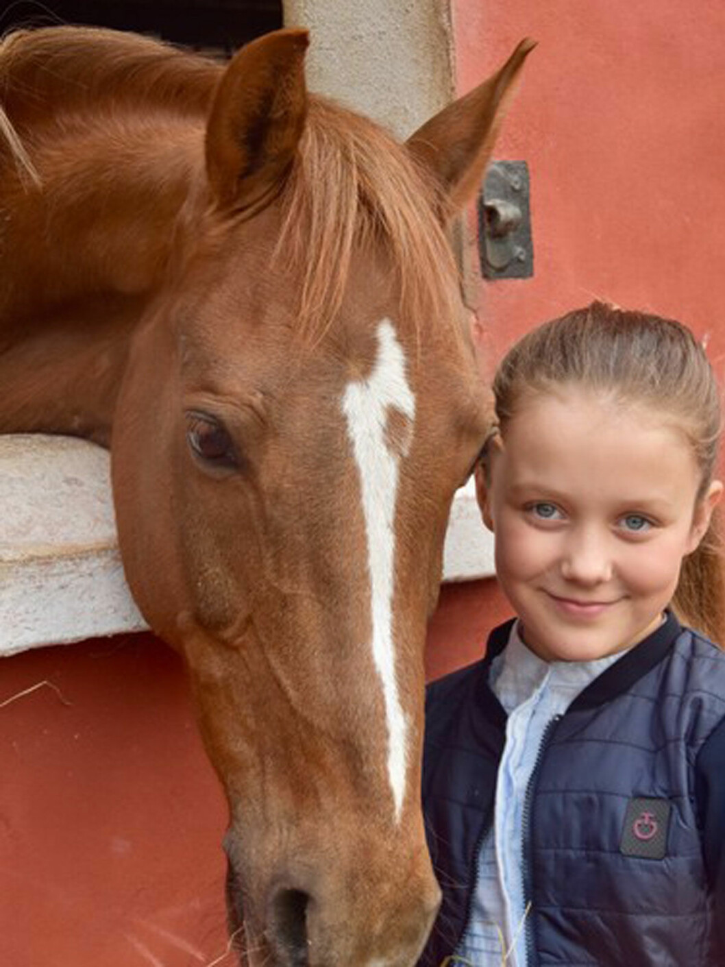 Prinsessan Isabella och hästen Lancet.
