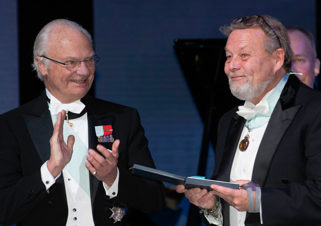 Kungen med Peter Wallenberg Jr.