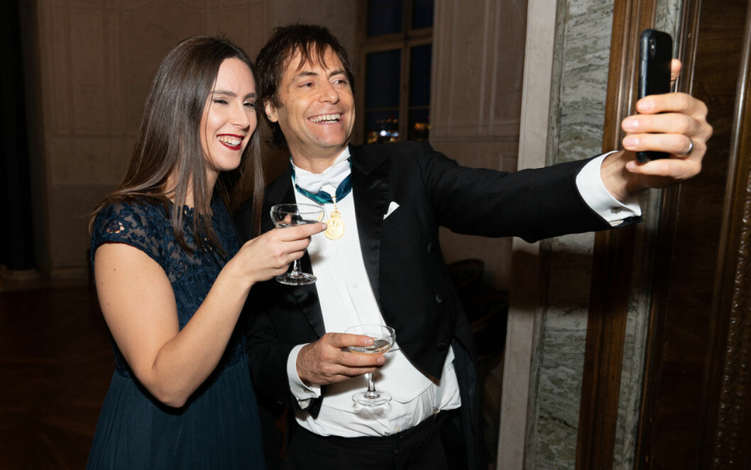 Professor Max Tegmark, mottagare av IVA:s guldmedalj.