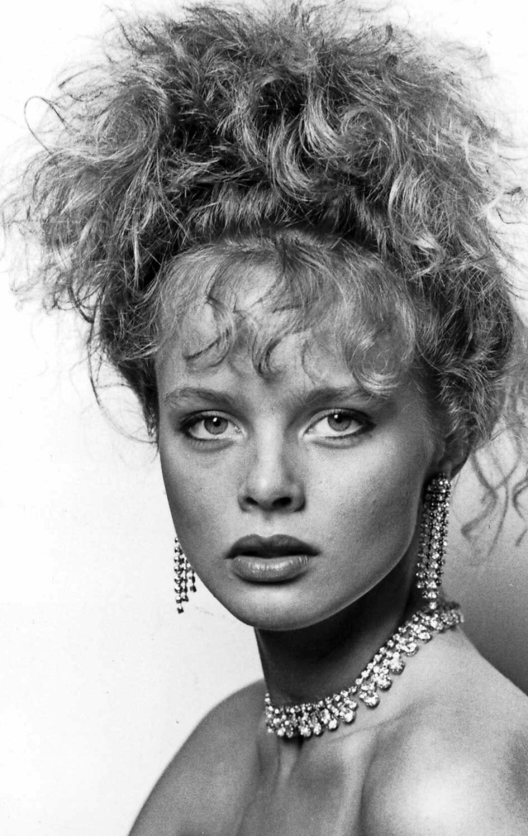 Izabella som 17-årig modell. Izabella Scorupco som 17-årig modell.