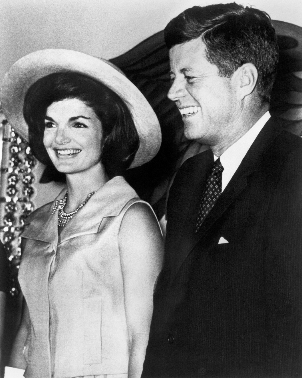 Jackie Kennedy tillsammans med sin make, John F. Kennedy. Jackie Kennedy, John F. Kennedy