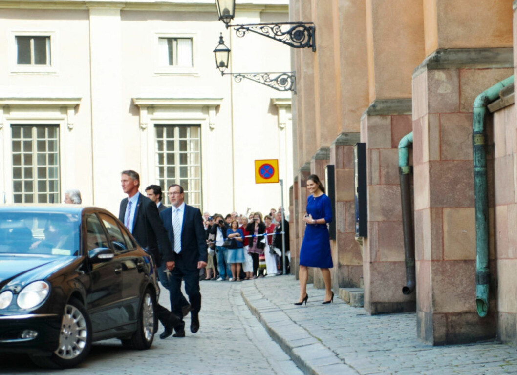Kronprinsessan Victoria livvakt.