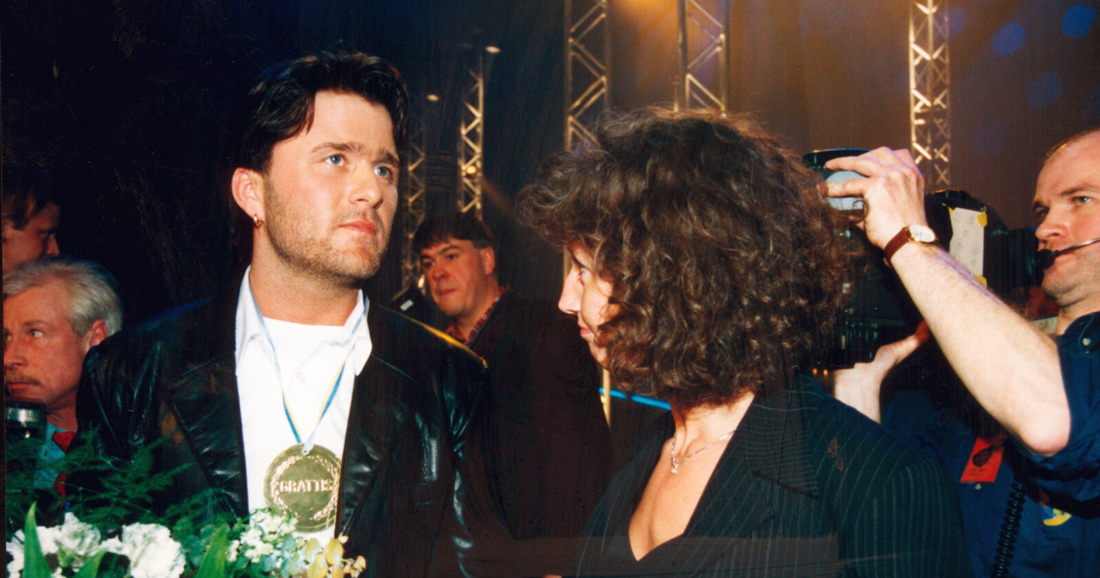 Här vinner Jan Johansen Melodifestivalen 1995, med "Se på mig". Här vinner Jan Johansen Melodifestivalen 1995, med "Se på mig".