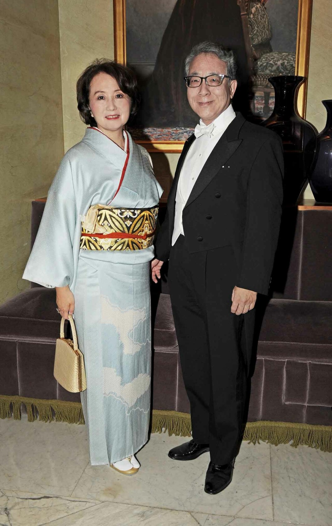 Japanska Ambassadören Shigeyuki Hiroki och hustrun Mamiko. Japanska Ambassadören Shigeyuki Hiroki och hustrun Mamiko.